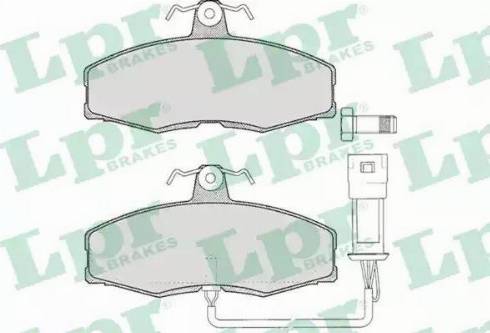 LPR 05P235 - Brake Pad Set, disc brake www.autospares.lv