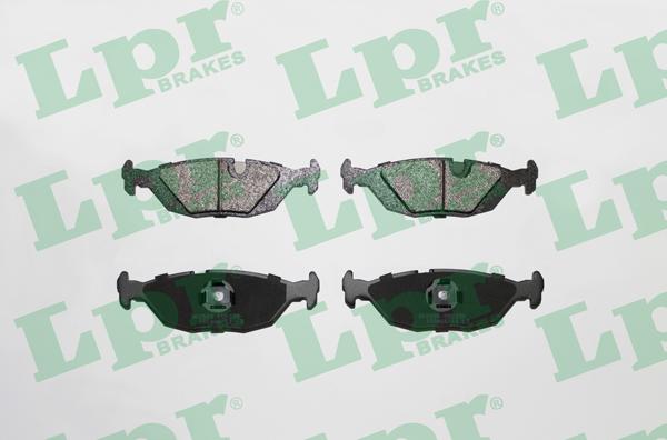 LPR 05P238 - Тормозные колодки, дисковые, комплект www.autospares.lv