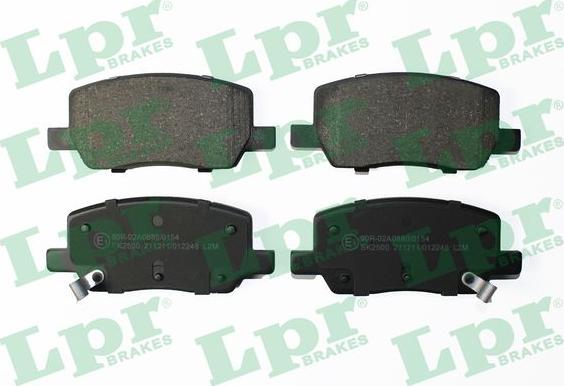 LPR 05P2248 - Bremžu uzliku kompl., Disku bremzes www.autospares.lv