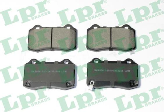 LPR 05P2255 - Bremžu uzliku kompl., Disku bremzes www.autospares.lv