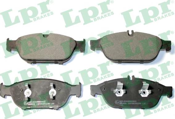 LPR 05P2256 - Bremžu uzliku kompl., Disku bremzes www.autospares.lv