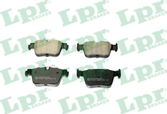 LPR 05P2264 - Bremžu uzliku kompl., Disku bremzes www.autospares.lv