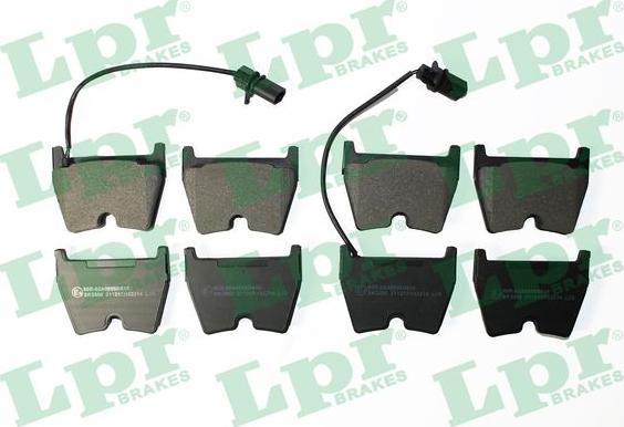 LPR 05P2214 - Bremžu uzliku kompl., Disku bremzes www.autospares.lv