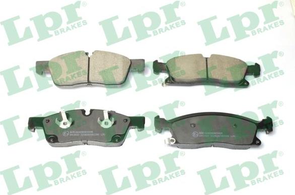 LPR 05P2280 - Bremžu uzliku kompl., Disku bremzes www.autospares.lv