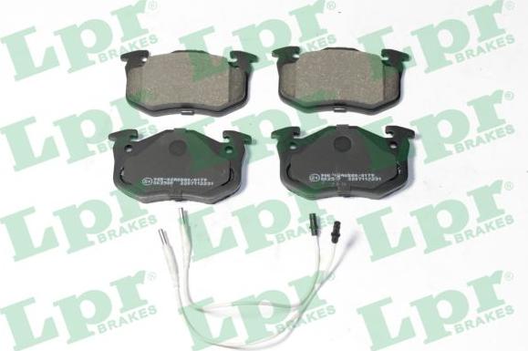 LPR 05P2231 - Bremžu uzliku kompl., Disku bremzes www.autospares.lv