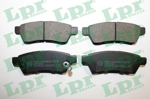 LPR 05P2229 - Bremžu uzliku kompl., Disku bremzes www.autospares.lv