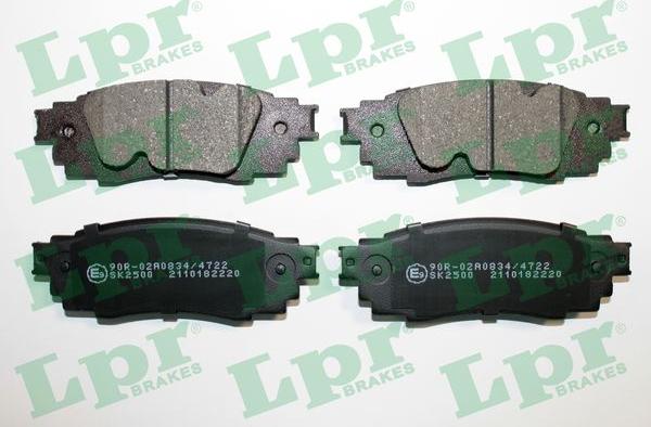 LPR 05P2220 - Bremžu uzliku kompl., Disku bremzes www.autospares.lv