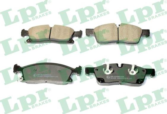 LPR 05P2272 - Bremžu uzliku kompl., Disku bremzes www.autospares.lv