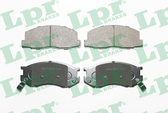 LPR 05P270 - Тормозные колодки, дисковые, комплект www.autospares.lv