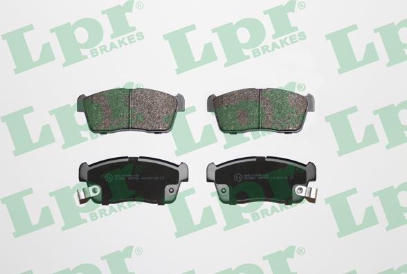 LPR 05P796 - Brake Pad Set, disc brake www.autospares.lv