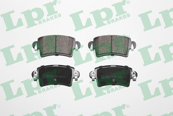 LPR 05P791 - Brake Pad Set, disc brake www.autospares.lv