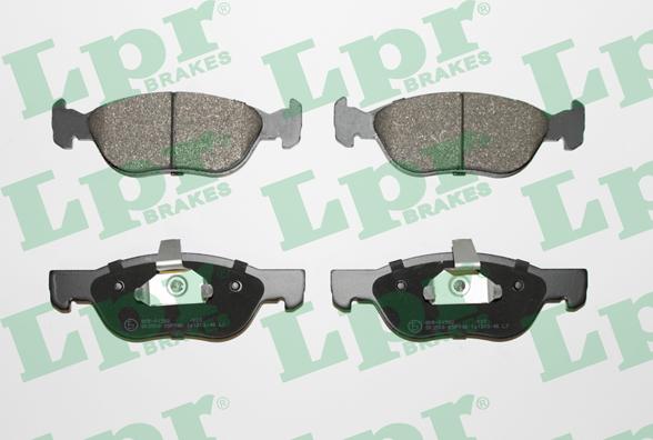 LPR 05P740 - Brake Pad Set, disc brake www.autospares.lv