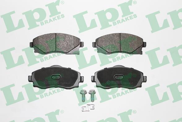 LPR 05P758 - Brake Pad Set, disc brake www.autospares.lv