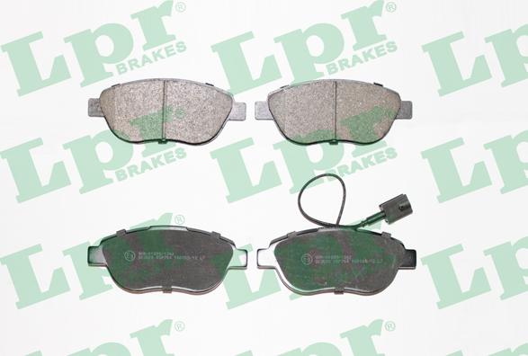 LPR 05P764 - Brake Pad Set, disc brake www.autospares.lv