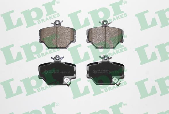 LPR 05P761 - Тормозные колодки, дисковые, комплект www.autospares.lv