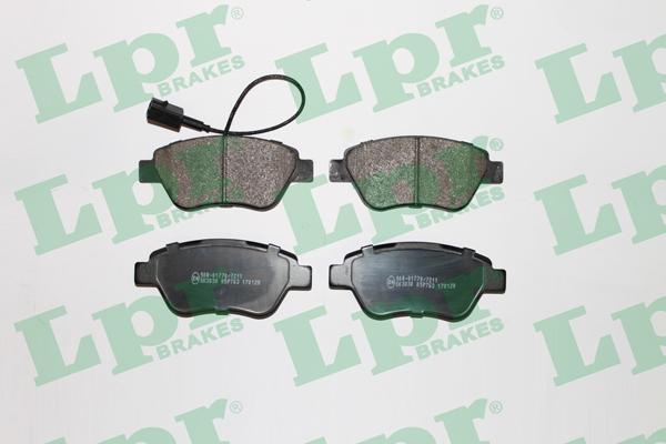 LPR 05P763 - Тормозные колодки, дисковые, комплект www.autospares.lv