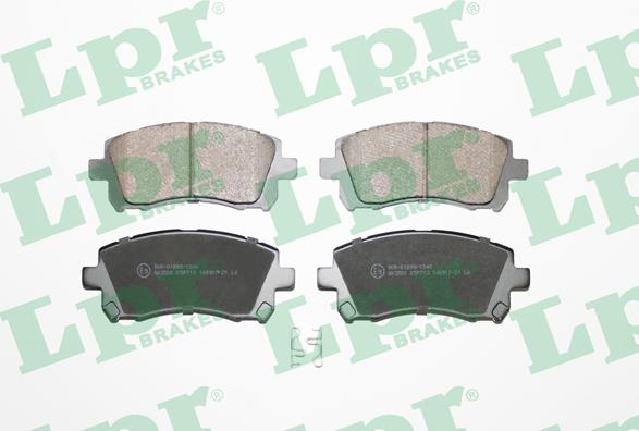 LPR 05P713 - Тормозные колодки, дисковые, комплект www.autospares.lv