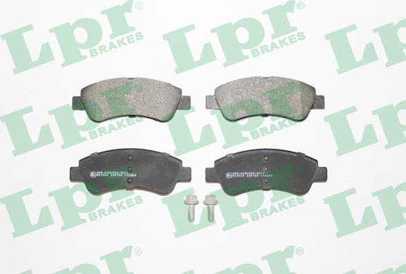 LPR 05P789 - Тормозные колодки, дисковые, комплект www.autospares.lv