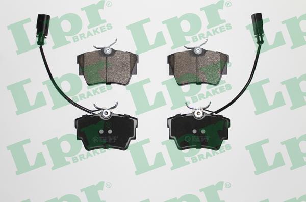 LPR 05P786 - Тормозные колодки, дисковые, комплект www.autospares.lv