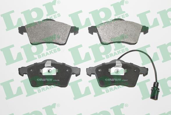 LPR 05P787 - Brake Pad Set, disc brake www.autospares.lv