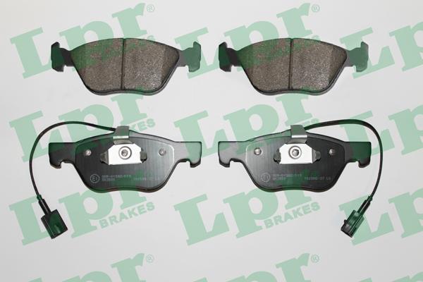 LPR 05P720 - Тормозные колодки, дисковые, комплект www.autospares.lv