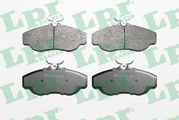 LPR 05P728 - Brake Pad Set, disc brake www.autospares.lv