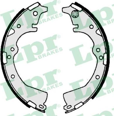 LPR 06970 - Brake Shoe Set www.autospares.lv