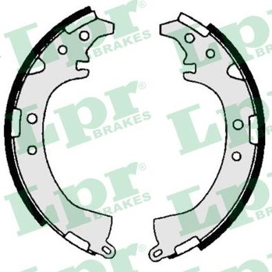 LPR 06680 - Brake Shoe Set www.autospares.lv