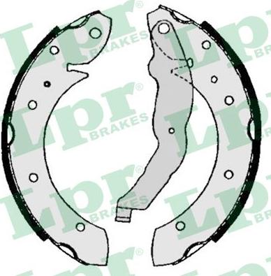 LPR 06860 - Brake Shoe Set www.autospares.lv