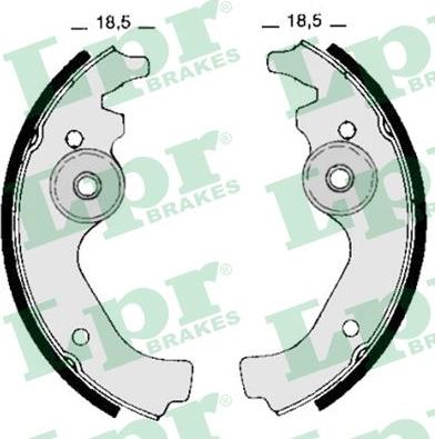 LPR 00670 - Bremžu loku komplekts www.autospares.lv