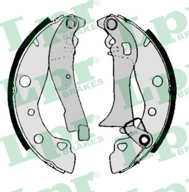 LPR 00020 - Brake Shoe Set www.autospares.lv