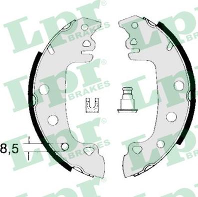 LPR 00770 - Bremžu loku komplekts www.autospares.lv