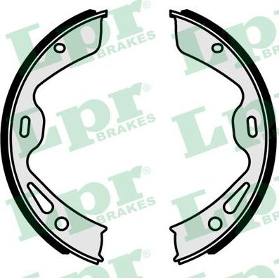 LPR 01042 - Brake Shoe Set, parking brake www.autospares.lv