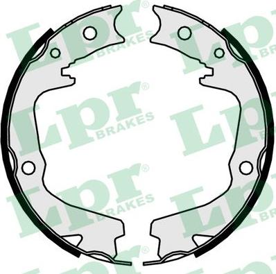 LPR 01031 - Brake Shoe Set, parking brake www.autospares.lv