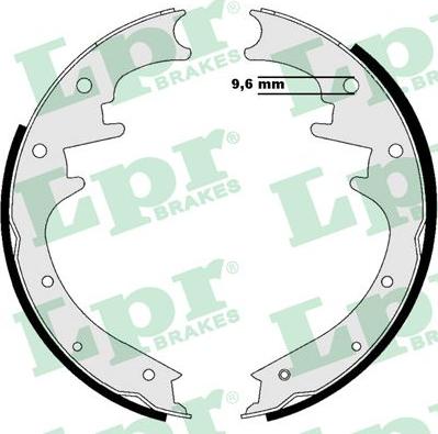 LPR 08990 - Bremžu loku komplekts www.autospares.lv