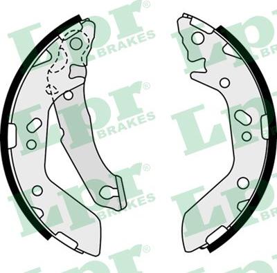 LPR 08480 - Brake Shoe Set www.autospares.lv