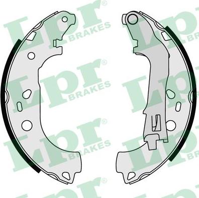 LPR 08590 - Brake Shoe Set www.autospares.lv