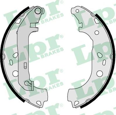 LPR 08550 - Brake Shoe Set www.autospares.lv