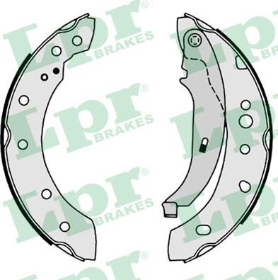 LPR 08680 - Brake Shoe Set www.autospares.lv