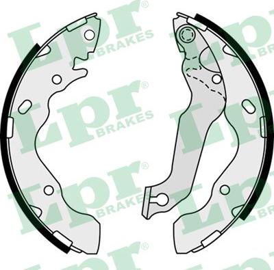 LPR 08015 - Brake Shoe Set www.autospares.lv