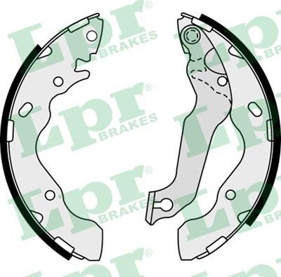 LPR 08010 - Brake Shoe Set www.autospares.lv