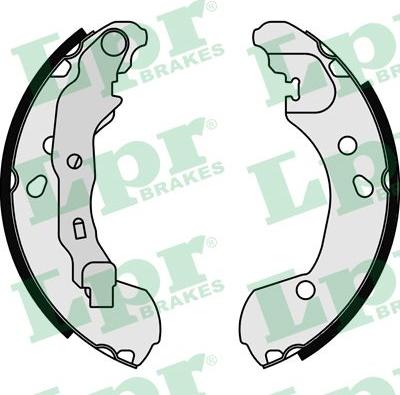 LPR 08180 - Brake Shoe Set www.autospares.lv