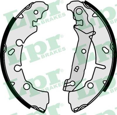 LPR 08200 - Brake Shoe Set www.autospares.lv