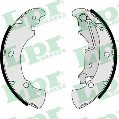 LPR 08770 - Brake Shoe Set www.autospares.lv