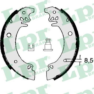 LPR 02750 - Brake Shoe Set www.autospares.lv