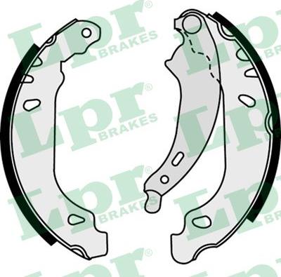 LPR 07490 - Brake Shoe Set www.autospares.lv