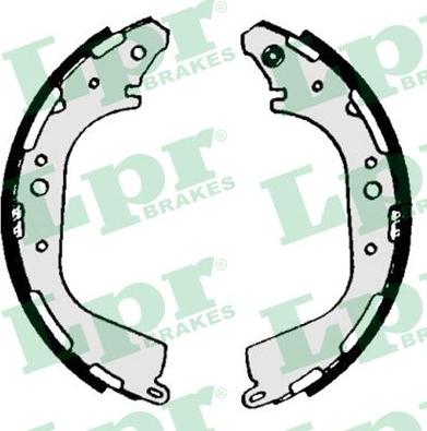 LPR 07040 - Brake Shoe Set www.autospares.lv