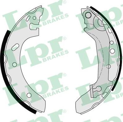 LPR 07155 - Brake Shoe Set www.autospares.lv