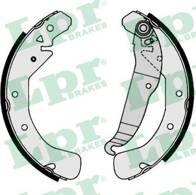 LPR 07200 - Brake Shoe Set www.autospares.lv