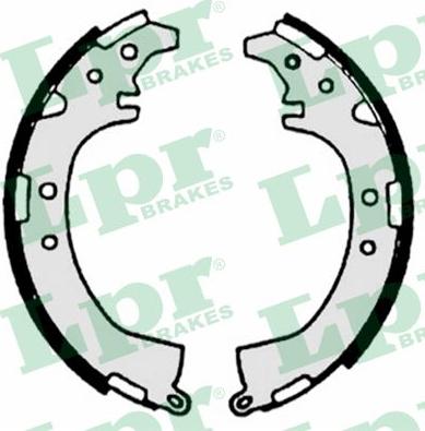 LPR 07230 - Brake Shoe Set www.autospares.lv